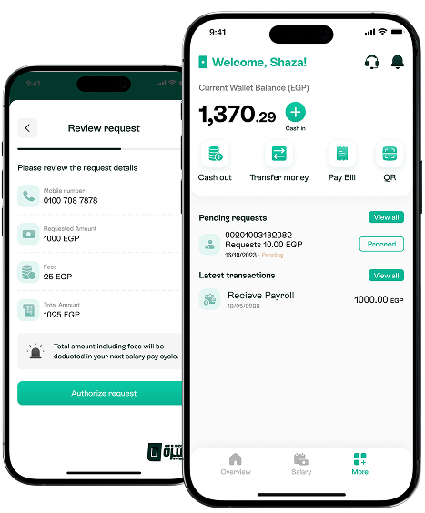 Mobile app interface